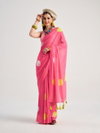 Polka Pops By Mono Poley Georgette With Fancy Latkans Sarees Online Wholesale